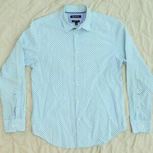 Banana Republic Grant Fit button up long sleeve dress shirt pattern pastel